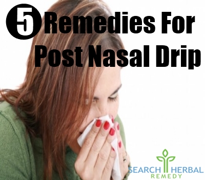 Treatments For Post Nasal Drip