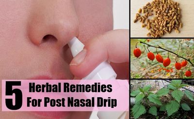 Treatments For Post Nasal Drip